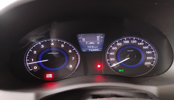 2012 Hyundai Verna FLUIDIC 1.6 VTVT SX, Petrol, Manual, 76,888 km, interior