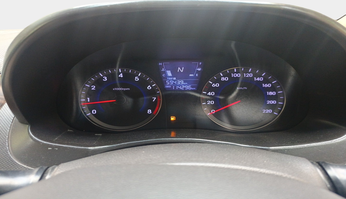 2013 Hyundai Verna FLUIDIC VTVT 1.6 EX AT, Petrol, Automatic, 1,14,296 km, interior