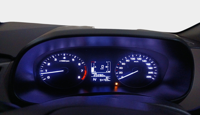 2016 Hyundai Creta SX PLUS AT 1.6 PETROL, Petrol, Automatic, 54,705 km, interior