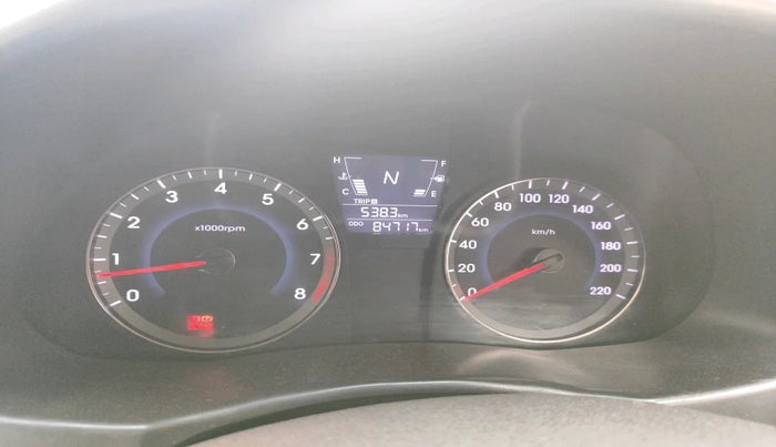 2017 Hyundai Verna 1.6 VTVT SX AT, Petrol, Automatic, 84,717 km, interior