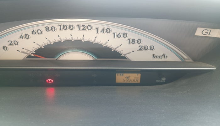2011 Toyota Etios G, Petrol, Manual, 59,698 km, interior