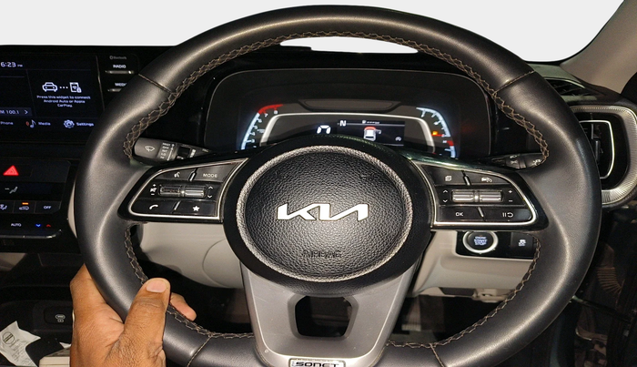 2024 KIA SONET HTX 1.0 TURBO PETROL IMT, Petrol, Manual, 9,743 km, interior