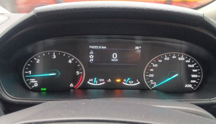 2019 Ford Ecosport TITANIUM 1.5L SPORTS(SUNROOF) DIESEL, Diesel, Manual, 74,222 km, interior