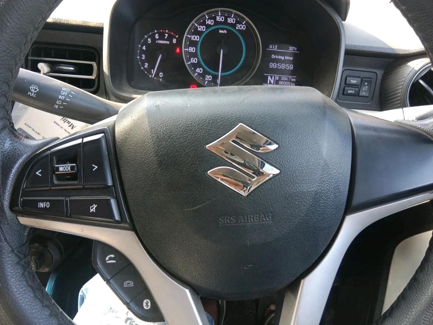 2017 Maruti IGNIS DELTA 1.2 AMT, CNG, Automatic, 88,305 km, interior