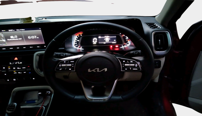 2023 KIA SONET HTX PLUS 1.0 IMT, Petrol, Manual, 17,099 km, interior