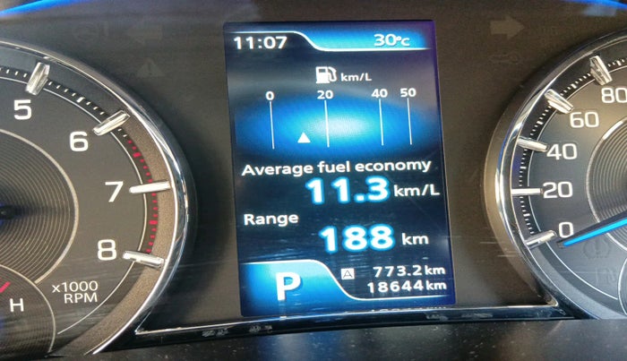 2019 Maruti Ciaz DELTA AT 1.5 SHVS PETROL, Petrol, Automatic, 18,644 km, interior