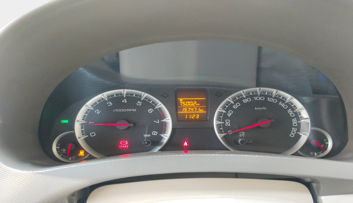 2016 Maruti Ertiga VXI CNG, Petrol, Manual, 1,57,471 km, interior