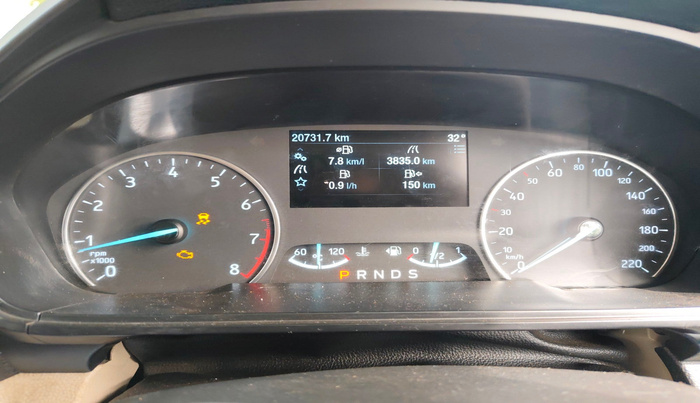 2020 Ford Ecosport TITANIUM 1.5L PETROL AT, Petrol, Automatic, 20,731 km, interior