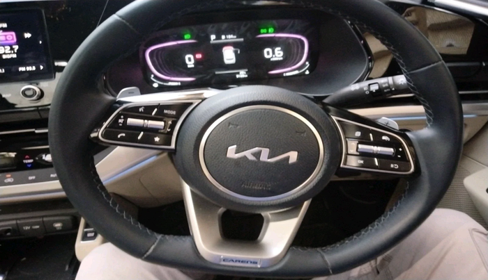 2022 KIA CARENS LUXURY PLUS 1.4 PETROL DCT 7 STR, Petrol, Automatic, 9,189 km, interior