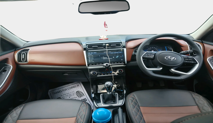 2023 Hyundai ALCAZAR PRESTIGE 1.5 TURBO PETROL MT 7STR, Petrol, Manual, 7,562 km, interior