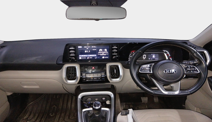 2021 KIA SONET HTX 1.0 IMT, Petrol, Manual, 47,411 km, interior