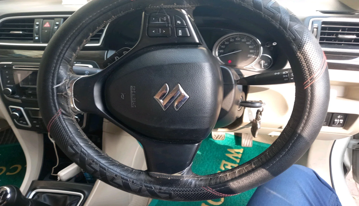 2017 Maruti Ciaz DELTA 1.4 MT PETROL, Petrol, Manual, 53,636 km, interior