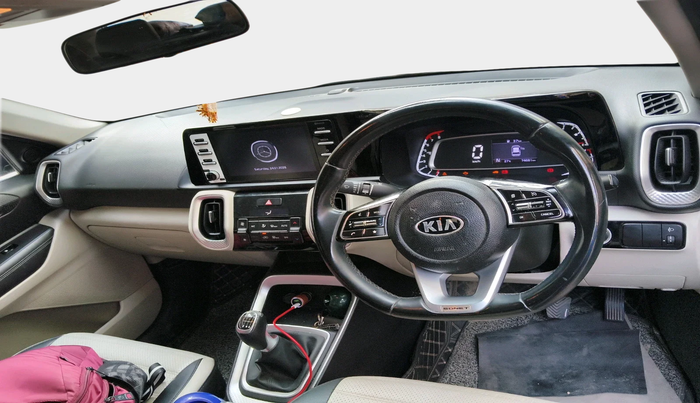2021 KIA SONET HTX 1.0 IMT, Petrol, Manual, 74,681 km, interior
