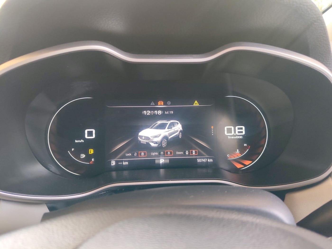2021 MG ASTOR SAVVY 1.5 CVT, Petrol, Automatic, 50,747 km, interior