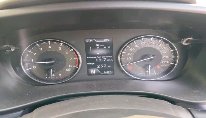 2023 Maruti Baleno ALPHA 1.2 AGS, Petrol, Automatic, 74,883 km, interior