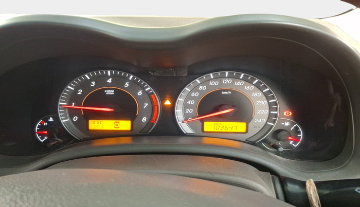 2010 Toyota Corolla Altis G PETROL, Petrol, Manual, 1,03,647 km, interior