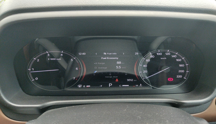 2024 Mahindra SCORPIO-N Z8 L PETROL AT 7 STR, Petrol, Automatic, 9,512 km, interior