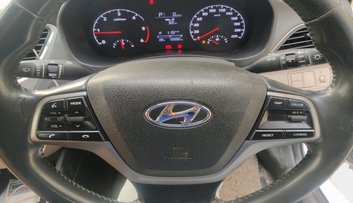 2017 Hyundai Verna 1.6 CRDI SX + AT, Diesel, Automatic, 99,992 km, interior