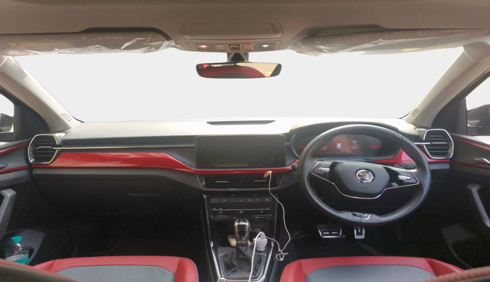 2025 Skoda KUSHAQ MONTE CARLO 1.0L TSI AT, Petrol, Automatic, 4,099 km, interior