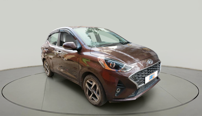 2021 Hyundai AURA SX PLUS 1.2 AMT, Petrol, Automatic, 27,422 km, exterior