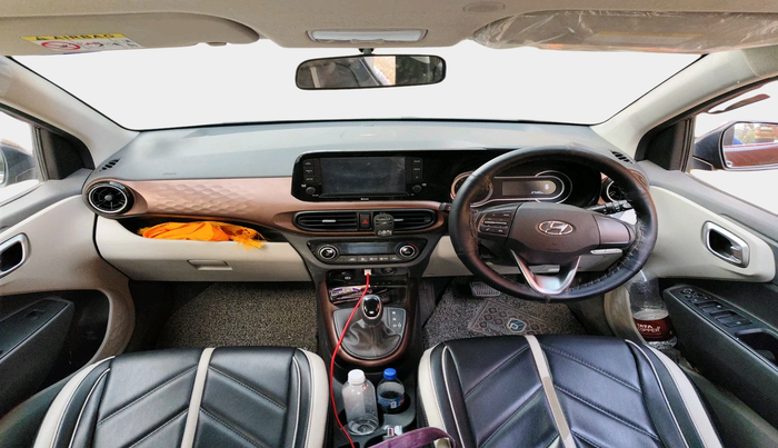 2021 Hyundai AURA SX PLUS 1.2 AMT, Petrol, Automatic, 27,422 km, interior