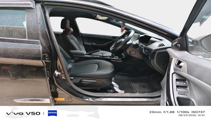 2023 Tata NEXON XZ PLUS PETROL DARK EDITION, Petrol, Manual, 4,821 km, interior