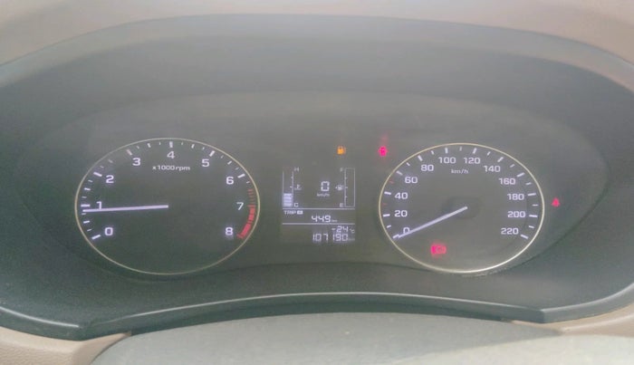 2017 Hyundai Elite i20 MAGNA 1.2, Petrol, Manual, 1,07,190 km, interior