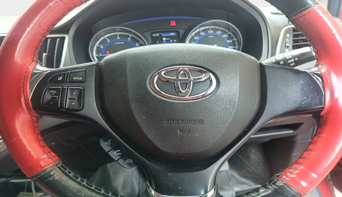 2019 Toyota Glanza V CVT, Petrol, Automatic, 1,23,211 km, interior