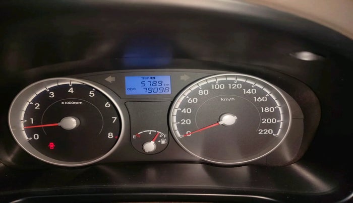 2010 Hyundai Verna TRANSFORM 1.6 VTVT, Petrol, Manual, 79,098 km, interior