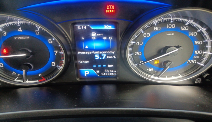 2021 Maruti Baleno ZETA CVT PETROL 1.2, Petrol, Automatic, 14,038 km, interior