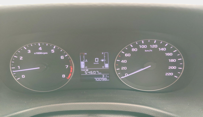 2018 Hyundai Creta E PLUS 1.6 PETROL, Petrol, Manual, 70,098 km, interior