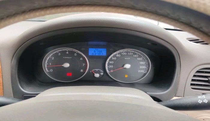 2010 Hyundai Verna TRANSFORM 1.6 SX VTVT, Petrol, Manual, 63,783 km, interior