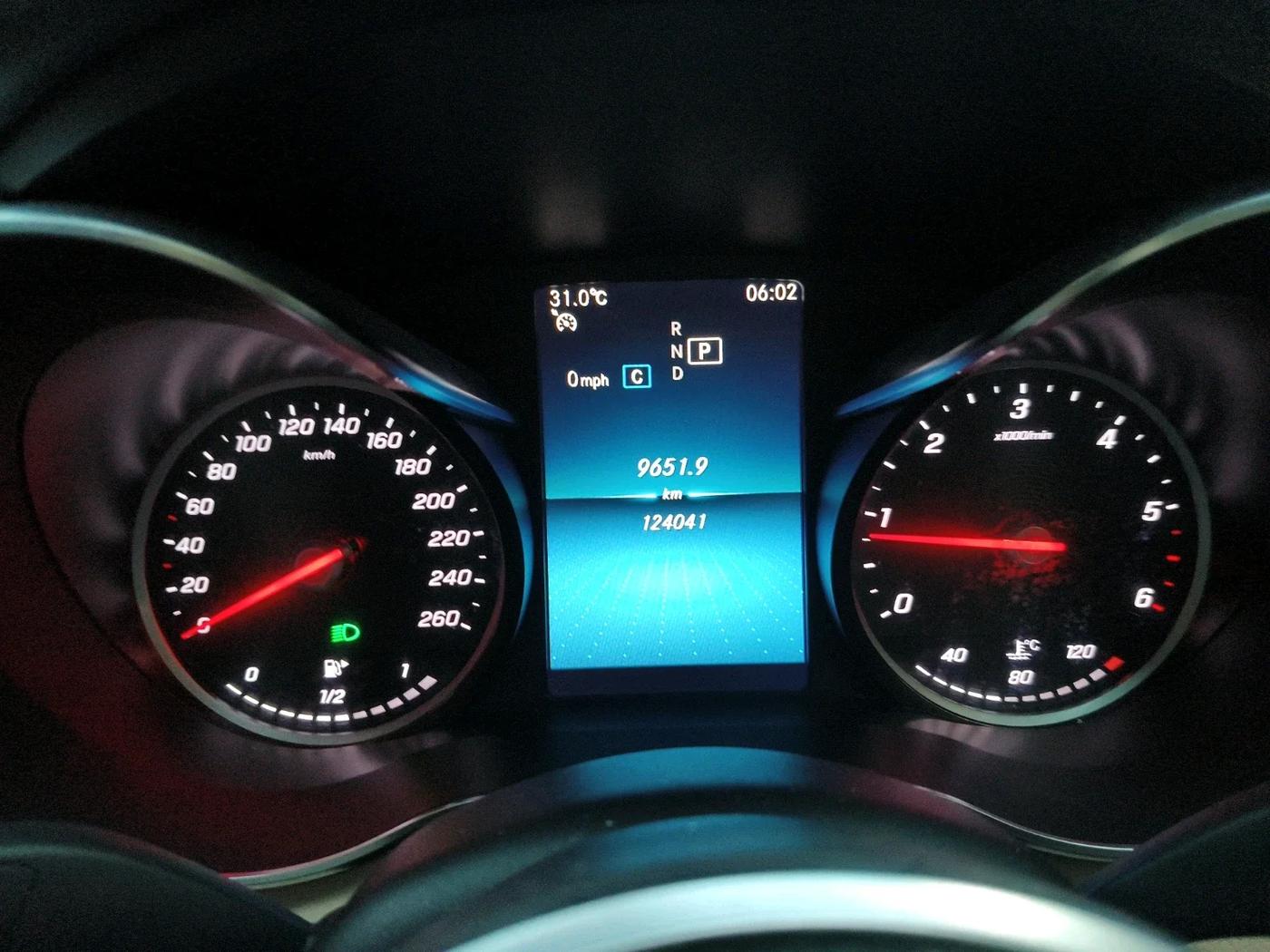 2019 Mercedes Benz C Class 220d, Diesel, Automatic, 1,24,041 km, interior