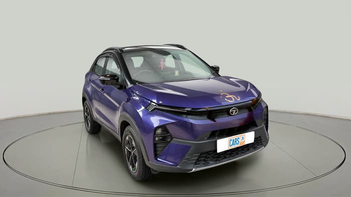 2023 Tata NEXON FEARLESS PURPLE + SUNROOF DCA DUAL TONE 1.2 PETROL, Petrol, Automatic, 25,477 km, exterior