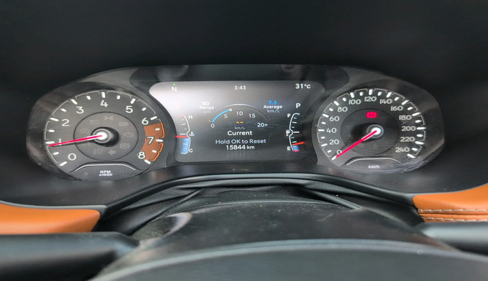 2022 Jeep Compass LIMITED (O) 1.4 PETROL DCT, Petrol, Automatic, 15,844 km, interior