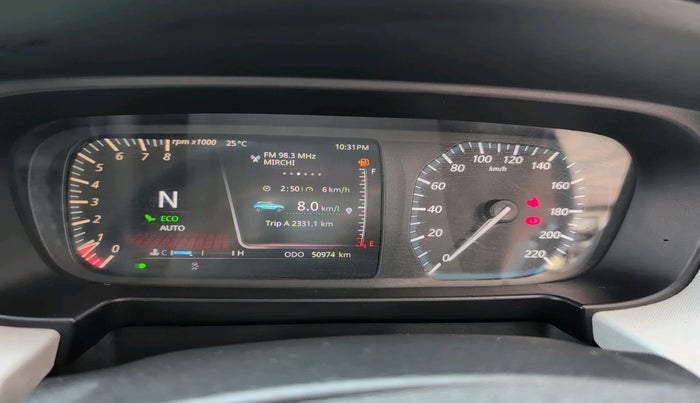 2023 Tata PUNCH CREATIVE  AMT, Petrol, Automatic, 50,974 km, interior