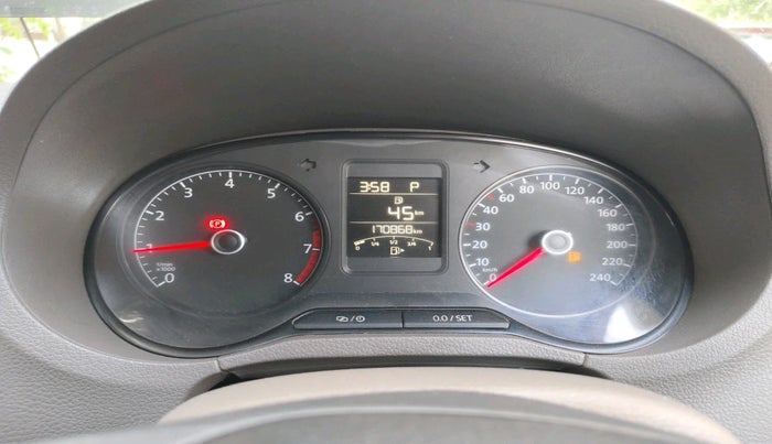 2014 Volkswagen Vento COMFORTLINE TSI AT PETROL, Petrol, Automatic, 1,70,868 km, interior