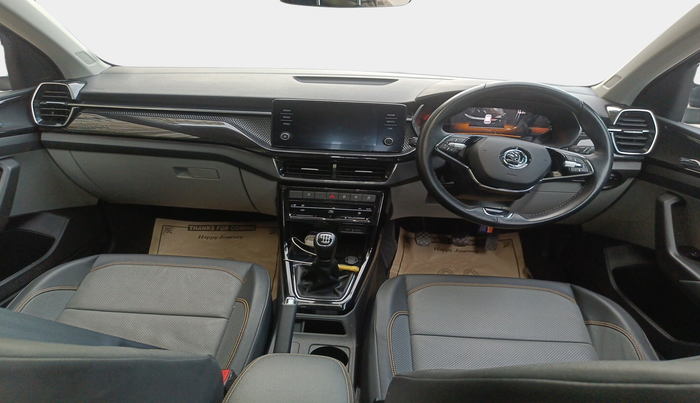2022 Skoda KUSHAQ STYLE 1.0L TSI MT, Petrol, Manual, 6,808 km, interior