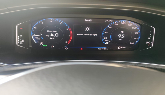 2021 Volkswagen T-ROC 1.5 TSI AT, Petrol, Automatic, 1,22,712 km, interior