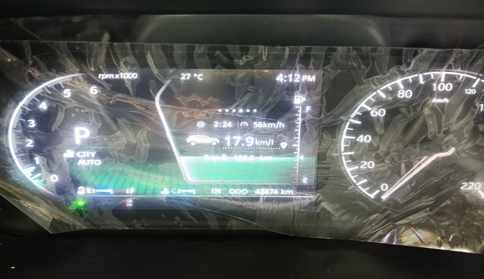 2020 Tata Harrier XZA PLUS 2.0L DUAL TONE, Diesel, Automatic, 43,874 km, interior