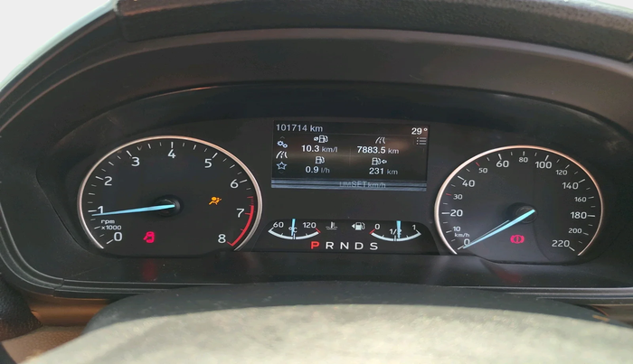 2020 Ford Ecosport TITANIUM 1.5L PETROL AT, Petrol, Automatic, 1,01,714 km, interior