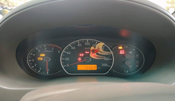 2010 Maruti SX4 ZXI, Petrol, Manual, 73,869 km, interior