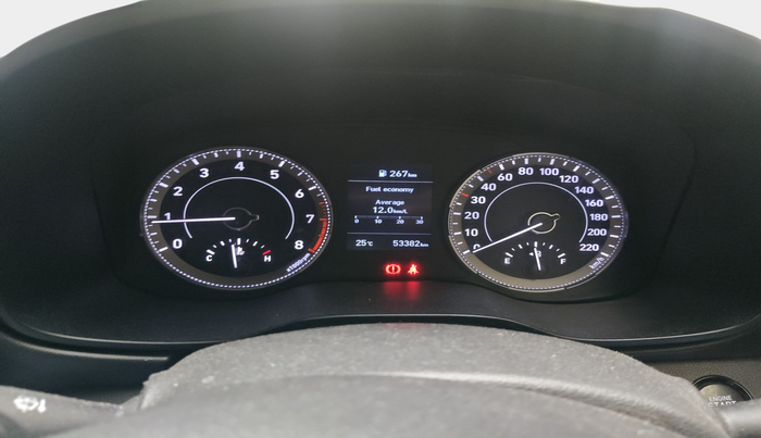 2020 Hyundai VENUE SX 1.0 (O) TURBO, Petrol, Manual, 53,382 km, interior