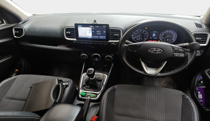 2020 Hyundai VENUE SX 1.0 (O) TURBO, Petrol, Manual, 53,382 km, interior