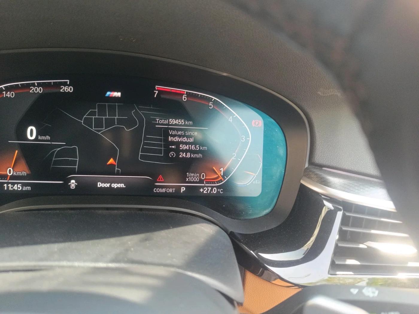 2021 BMW 5 Series 530I M SPORT, Petrol, Automatic, 59,560 km, interior