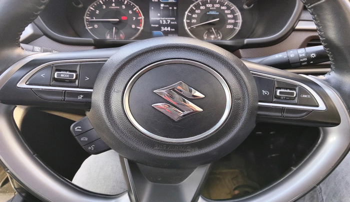 2023 Maruti BREZZA ZXI + SMART HYBRID, Petrol, Manual, 55,872 km, interior