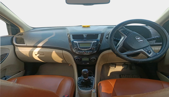 2012 Hyundai Verna FLUIDIC 1.6 CRDI EX, Diesel, Manual, 99,690 km, interior