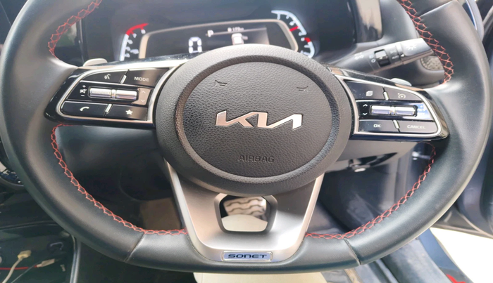 2023 KIA SONET X LINE 1.0 DCT, Petrol, Automatic, 25,651 km, interior