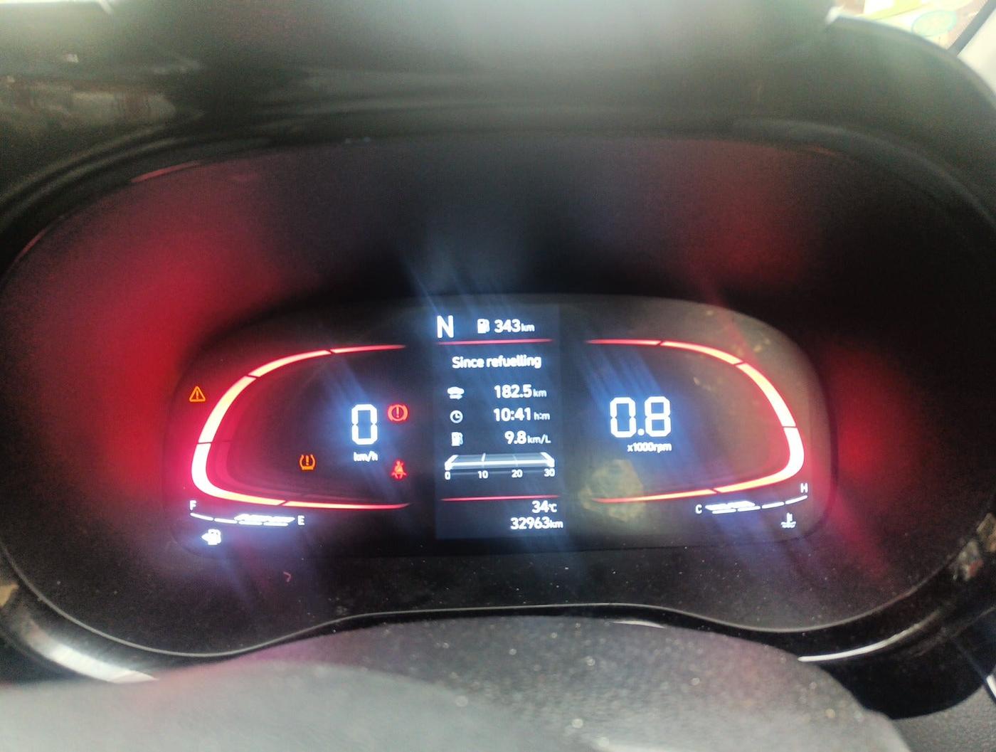 2023 Hyundai EXTER SX(O) CONNECT 1.2 AMT, Petrol, Automatic, 35,000 km, interior