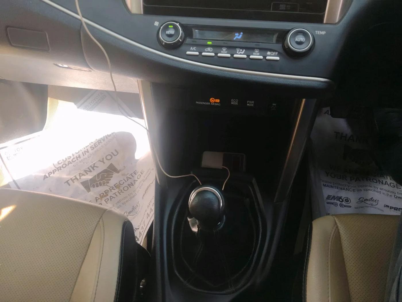 2019 Toyota Innova Crysta 2.4 ZX 7 STR, Diesel, Manual, 1,60,403 km, interior